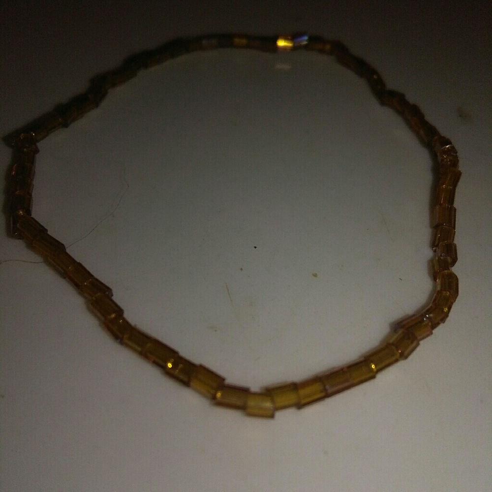 Craft bracelet with tiny beads